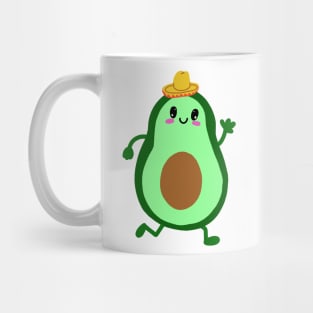 Running Avocado Mug